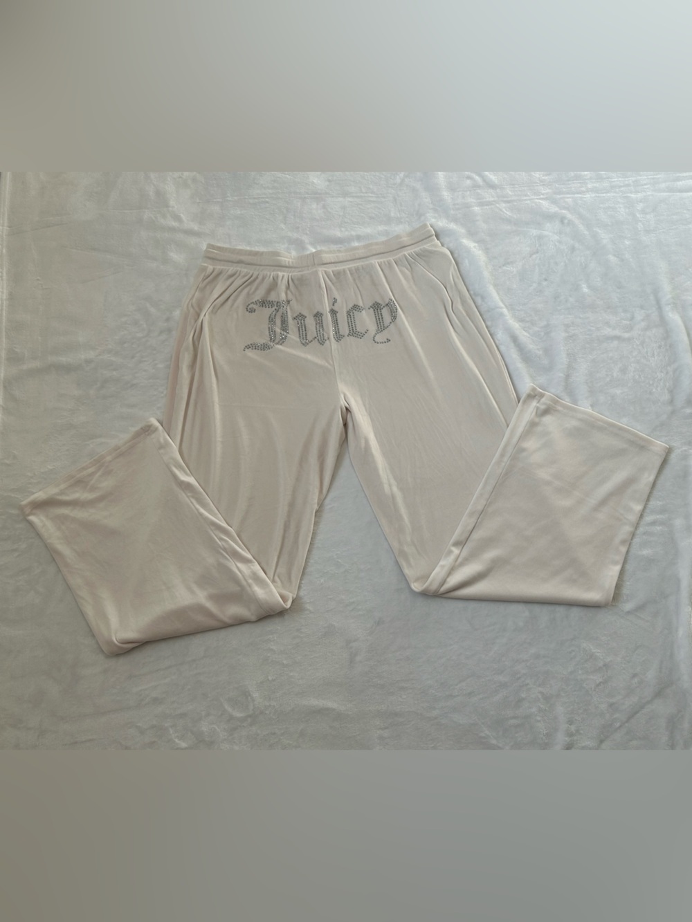 Juicy Couture Lounge Pants Cream White Size XL